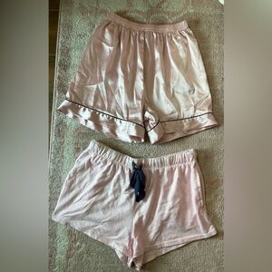 Women's Pink Sleep Shorts Set